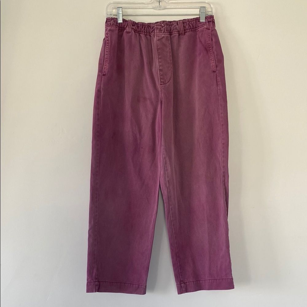 Urban Outfitters Wine Purple Wide Leg Pants Sz S Relaxed Fit Casual Boho Beach